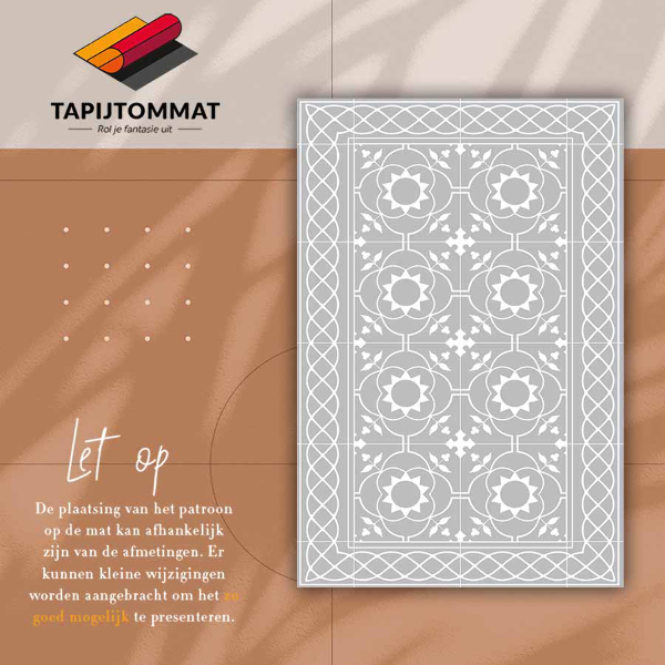 Alfombra de vinilo para salon Patrón simétrico