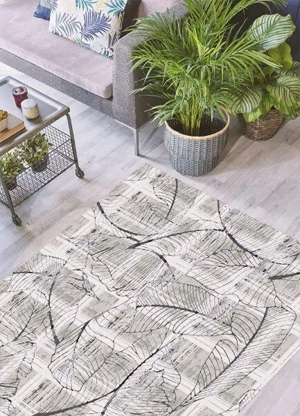 Alfombra pvc Hojas de monstruos