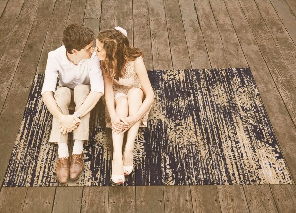 Alfombra vinílica Textura de tela dañada