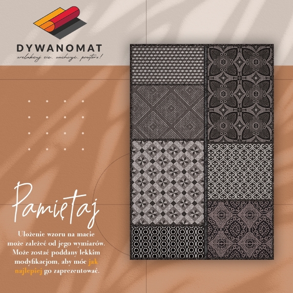 Alfombra vinílica Combinación de varios diseños