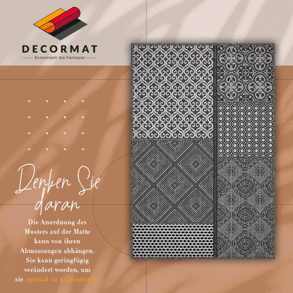 Alfombra vinilo Mezcla de diferentes diseños