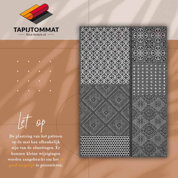 Alfombra vinilo Mezcla de diferentes diseños