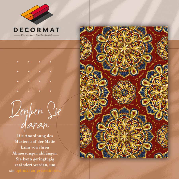 Alfombra vinílica Diseños dorados