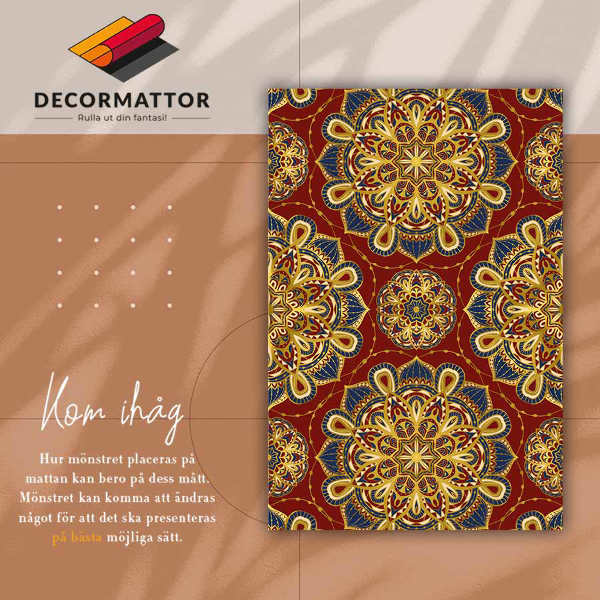 Alfombra vinílica Diseños dorados