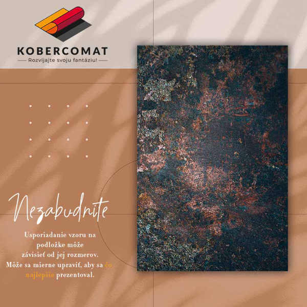 Alfombra vinilo Hoja oxidada