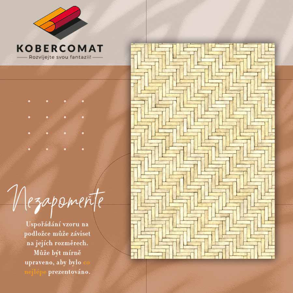 Alfombra vinílica Parquet de linterna