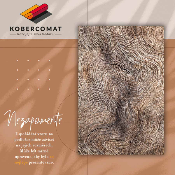 Alfombra vinilo Frascos de madera