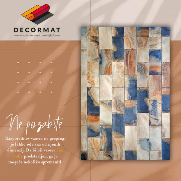 Alfombra vinilo Cubo de mármol