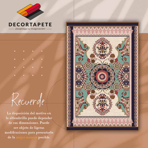 Alfombra vinílica Flores geométricas