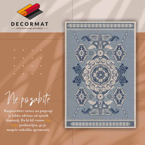 Alfombra vinilo cocina Geometría hindú