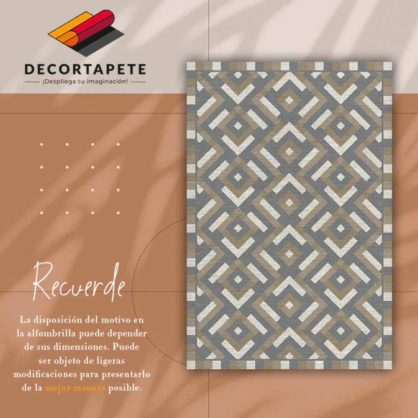 Alfombra vinilo Geometría azteca