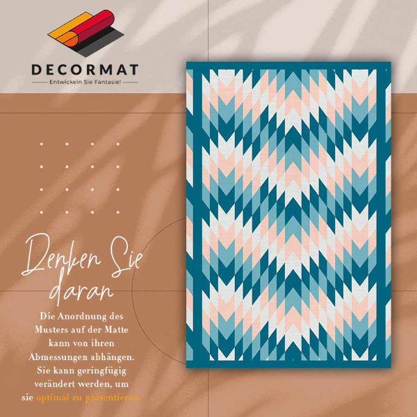 Alfombra pvc Espiga geométrica
