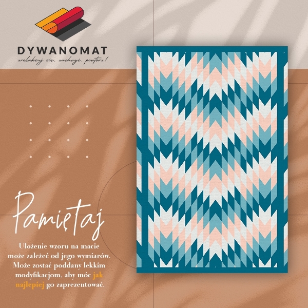 Alfombra pvc Espiga geométrica