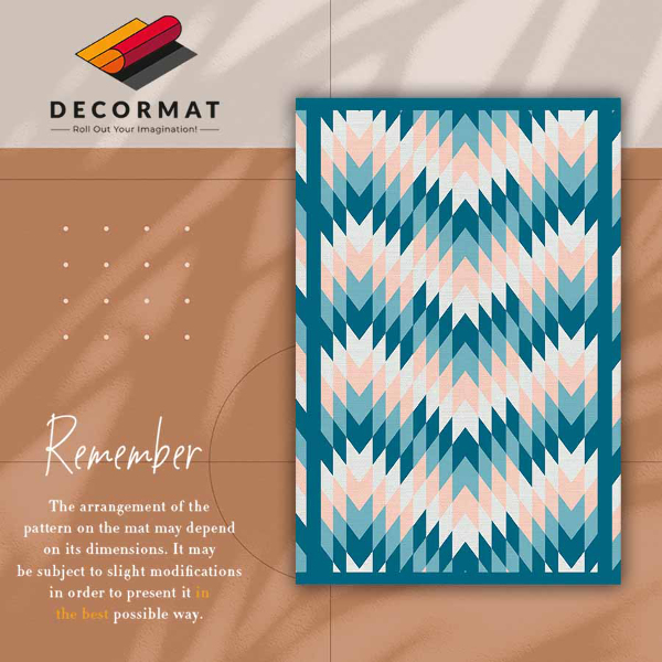 Alfombra pvc Espiga geométrica