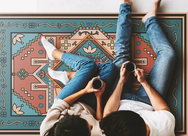 Alfombra de vinilo Geometría árabe