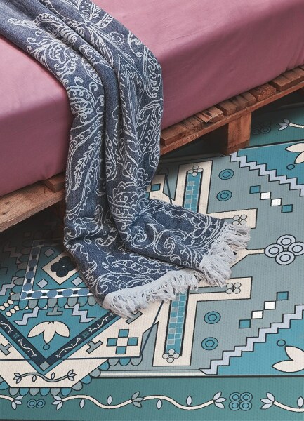 Alfombra de vinilo para cocina Geometría árabe
