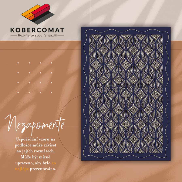 Alfombra pvc Tejido geométrico