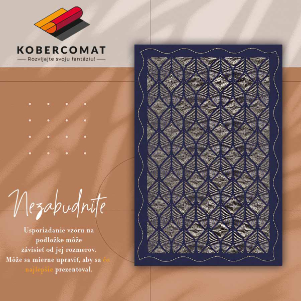 Alfombra pvc Tejido geométrico