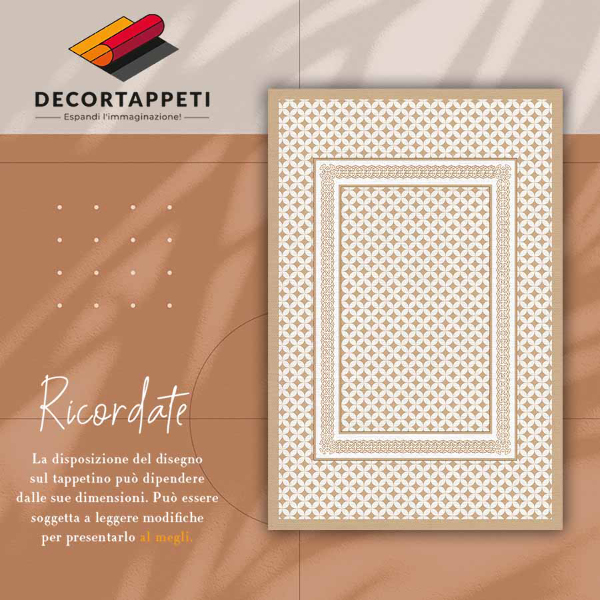 Alfombra vinilo cocina Trenza geométrica