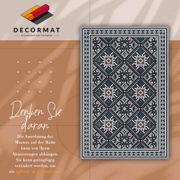 Alfombra vinilo cocina Geometría árabe