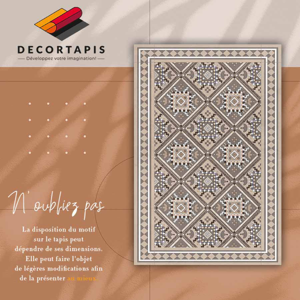 Alfombra vinílica Geometría árabe