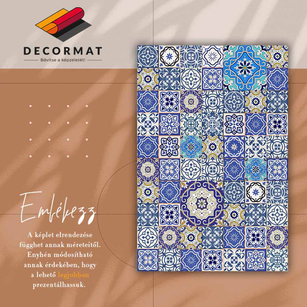 Alfombra vinilo Flores españolas