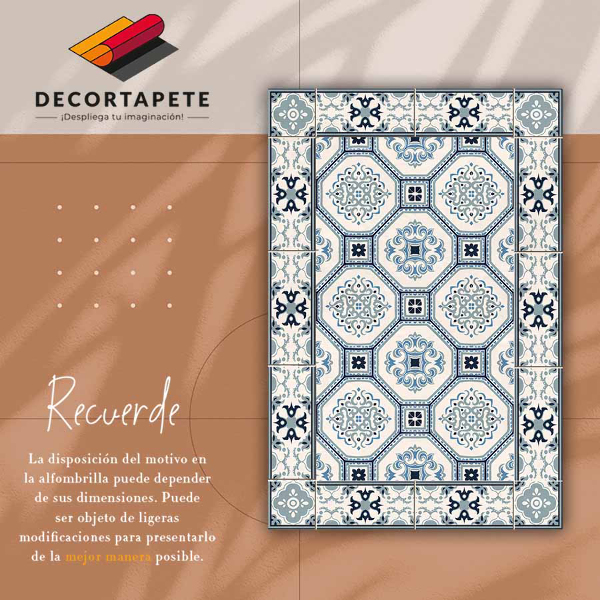 Alfombra vinilo cocina Formas geométricas
