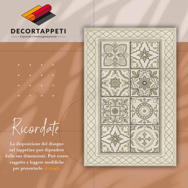 Alfombra vinilo Trenza española