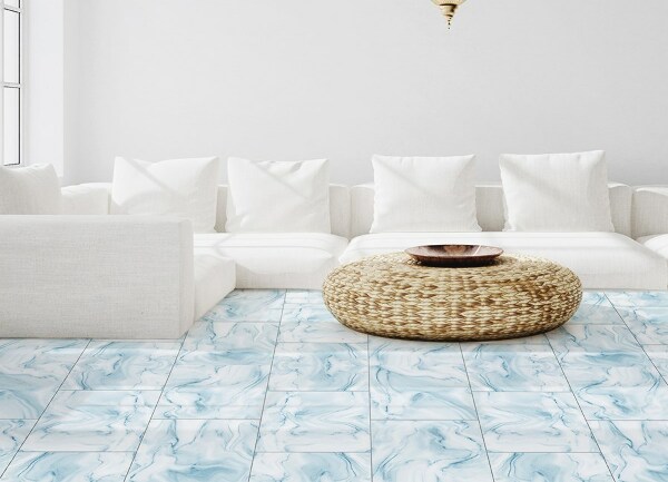 Alfombra de vinilo Azulejos de mármol