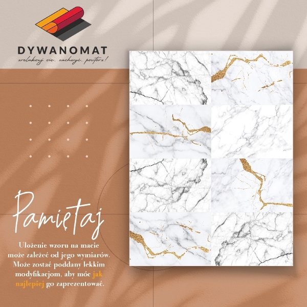 Alfombra pvc Azulejos de mármol