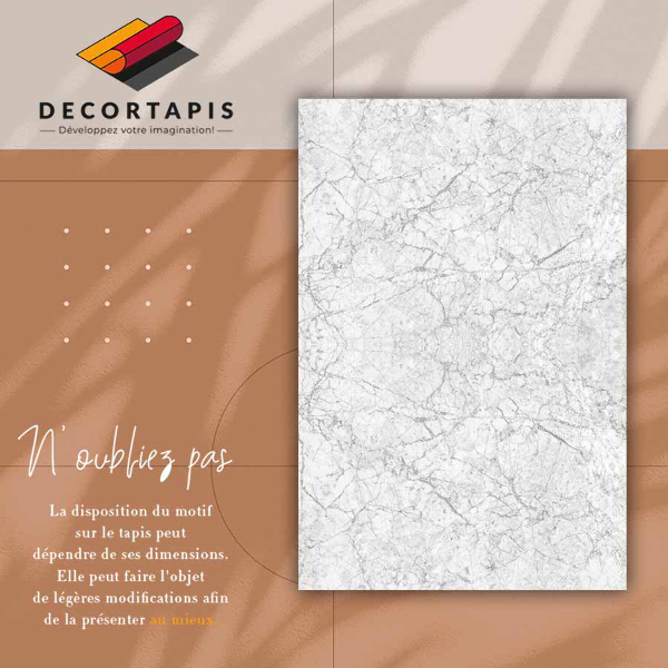 Alfombra de vinilo para salon Mármol estructural