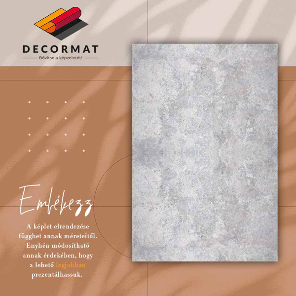 Alfombra vinílica Estructura de cemento
