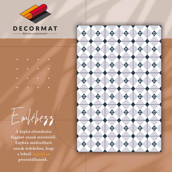 Alfombra vinílica Diamantes geométricos