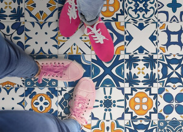 Alfombra vinilo Azulejos marroquíes