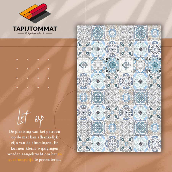 Alfombra vinilo cocina Fichas portuguesas