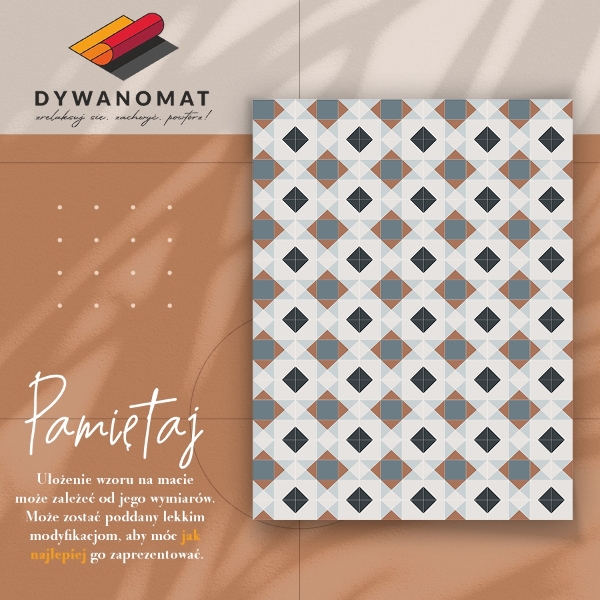 Alfombra de vinilo Diamantes geométricos