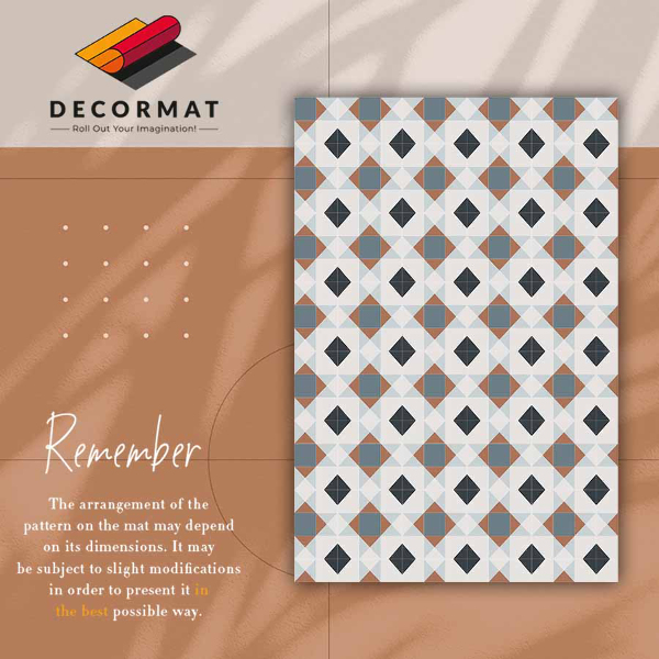 Alfombra de vinilo Diamantes geométricos