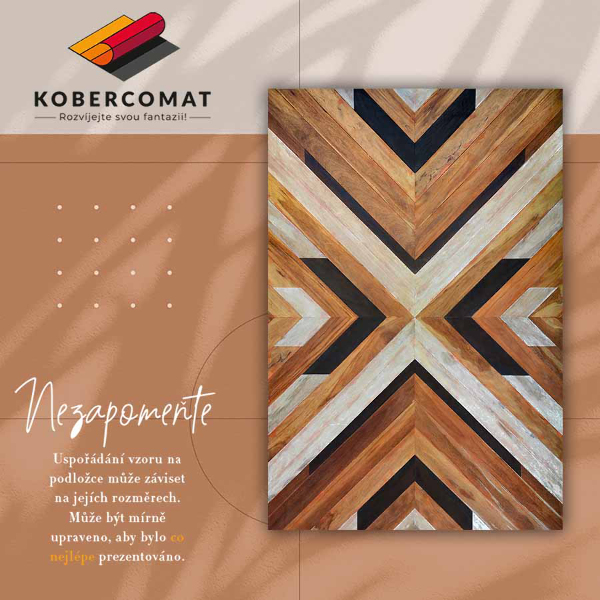 Alfombra vinilo cocina Espejo de parquet