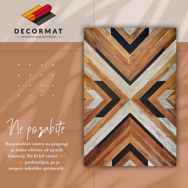 Alfombra vinilo cocina Espejo de parquet