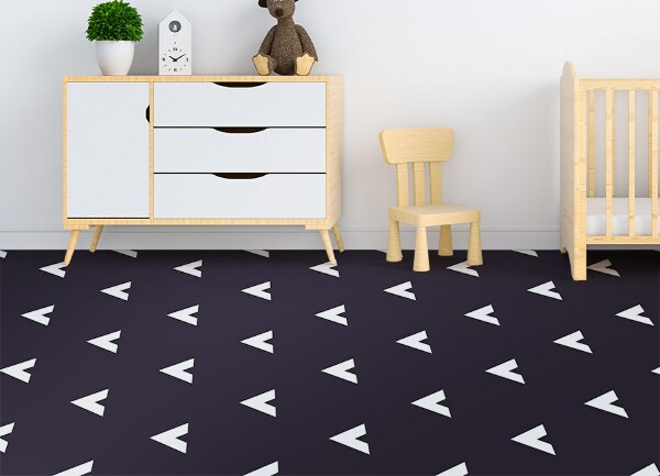 Alfombra vinilo cocina Flechas geométricas