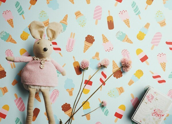 Alfombra vinílica Varios helados