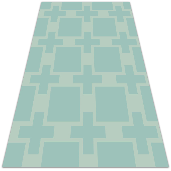 Alfombra pvc Cruces geométricos