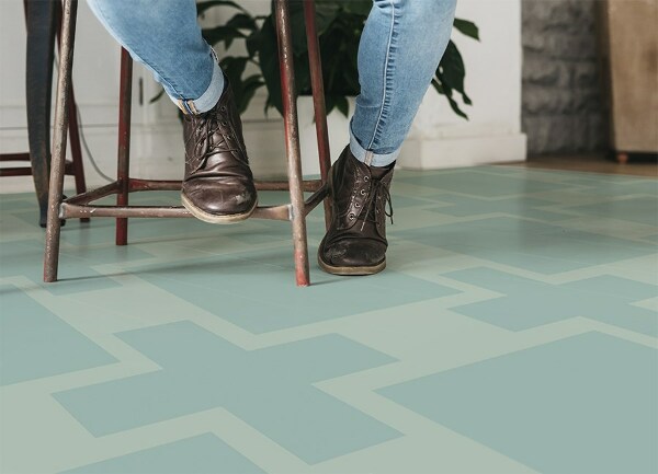 Alfombra pvc Cruces geométricos