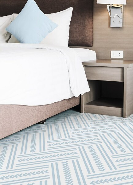 Alfombra vinilo Jodki zigzag