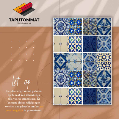 Alfombra vinilo cocina Azulejos marroquíes