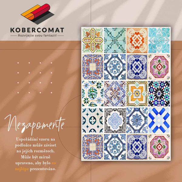 Alfombra vinilo Azulejos griegos