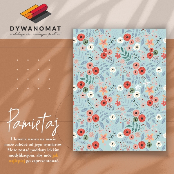 Alfombra pvc Flores de prado