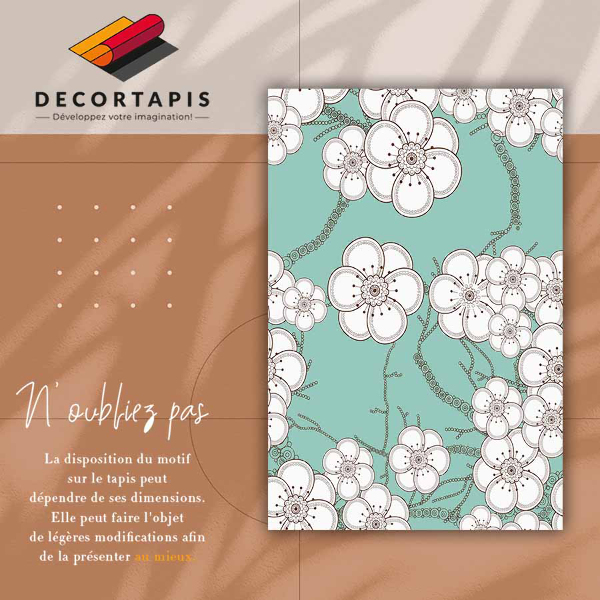 Alfombra pvc Brote geométrico