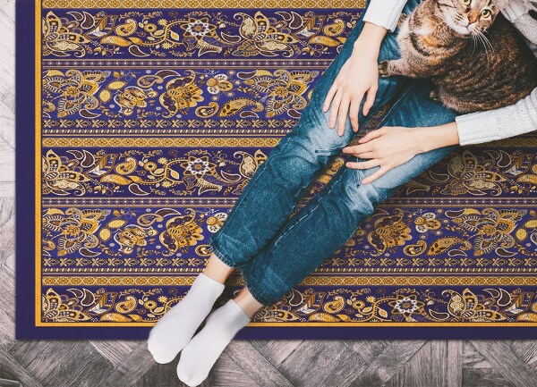 Alfombra vinílica Vintage Paisley