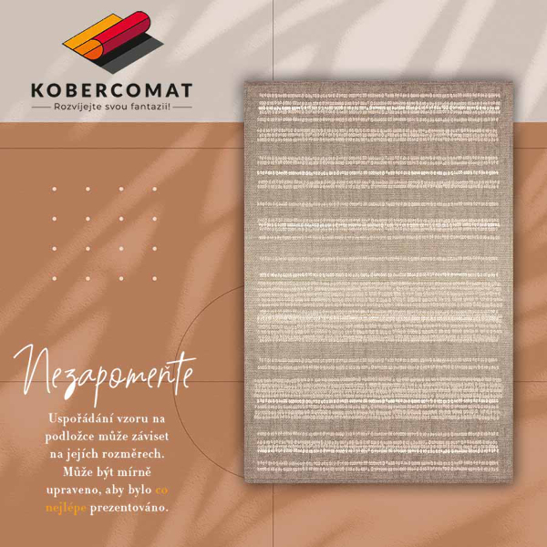 Alfombra vinílica Tela beige